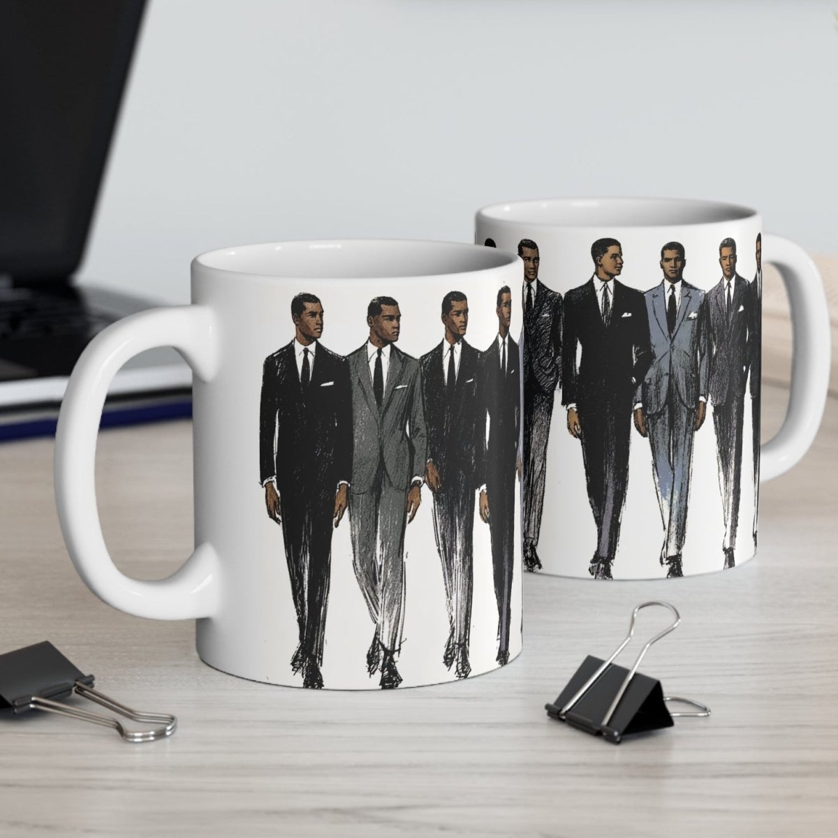 Classic Menswear Mug - Afrocentric Art by The Trini Gee