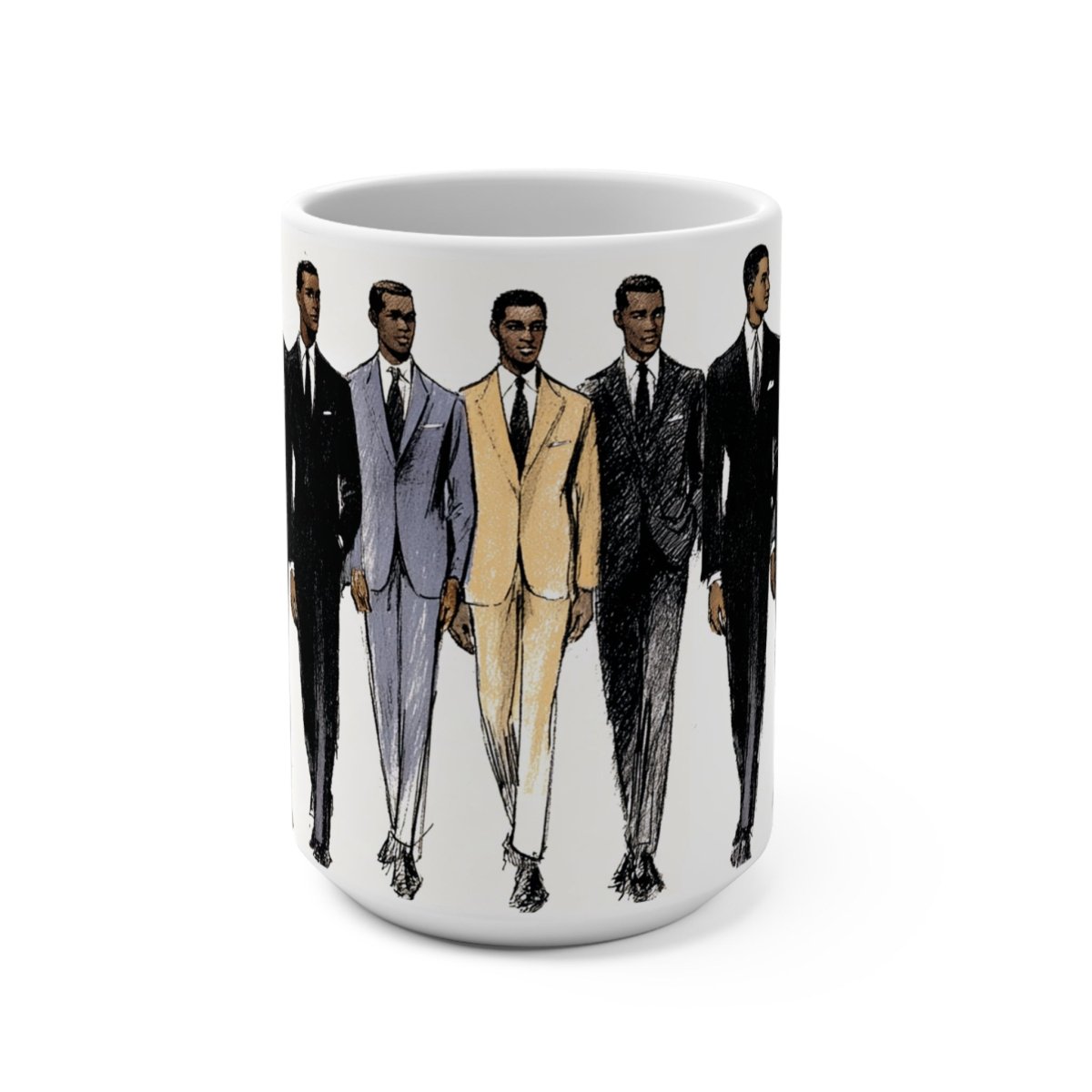 Classic Menswear Mug - Afrocentric Art by The Trini Gee