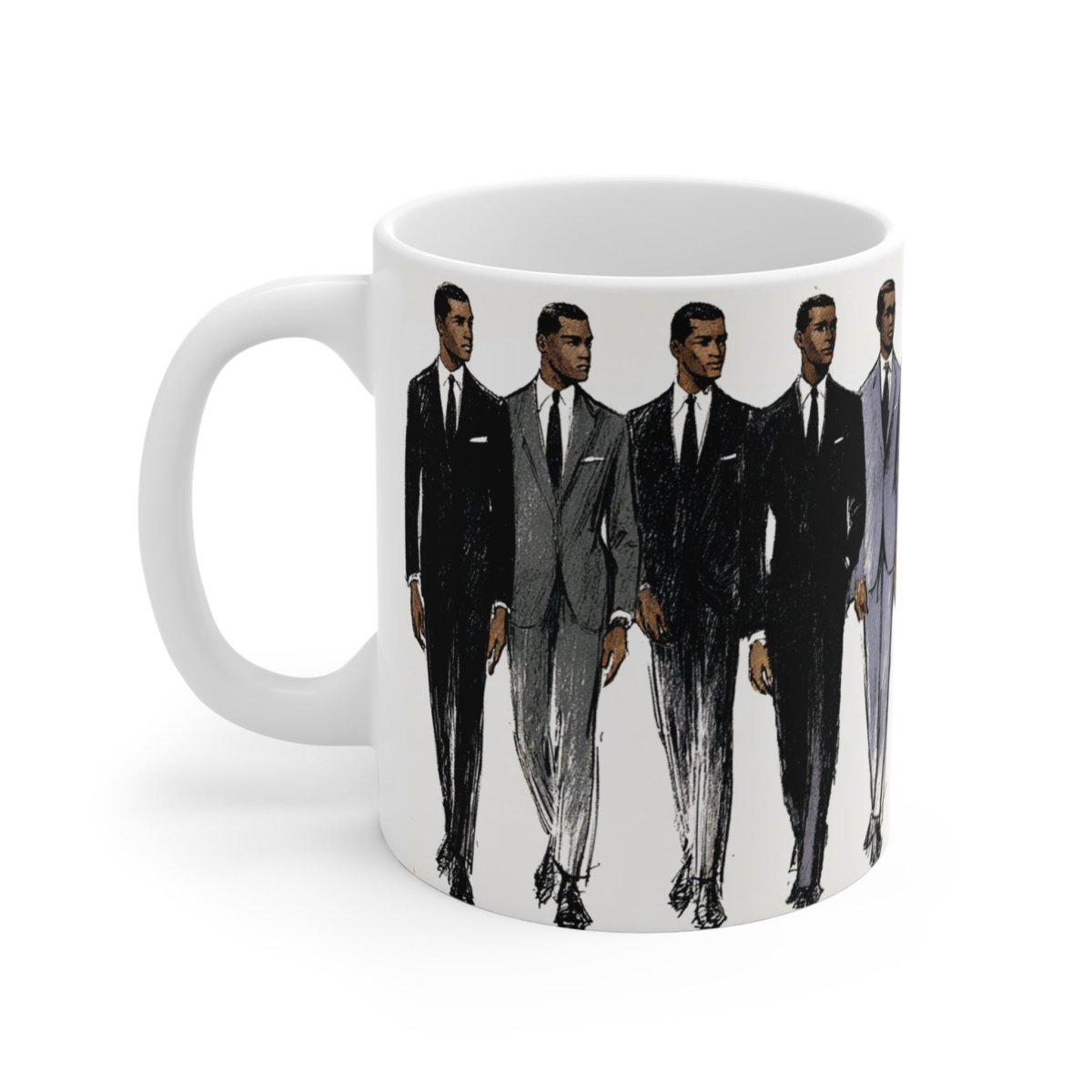 Classic Menswear Mug - Afrocentric Art by The Trini Gee