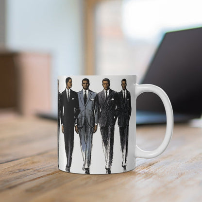 Classic Menswear Mug - Afrocentric Art by The Trini Gee