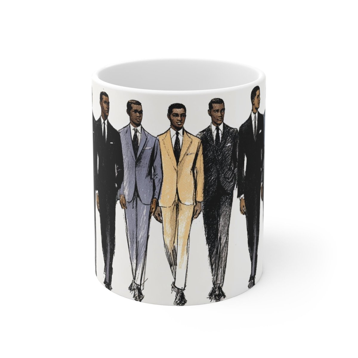 Classic Menswear Mug - Afrocentric Art by The Trini Gee