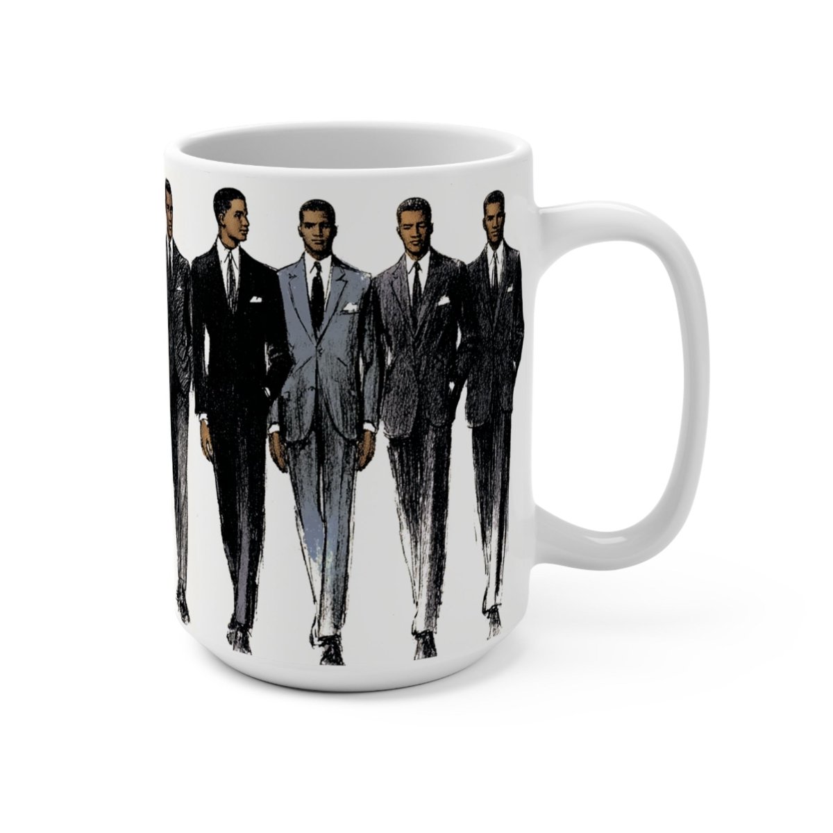 Classic Menswear Mug - Afrocentric Art by The Trini Gee