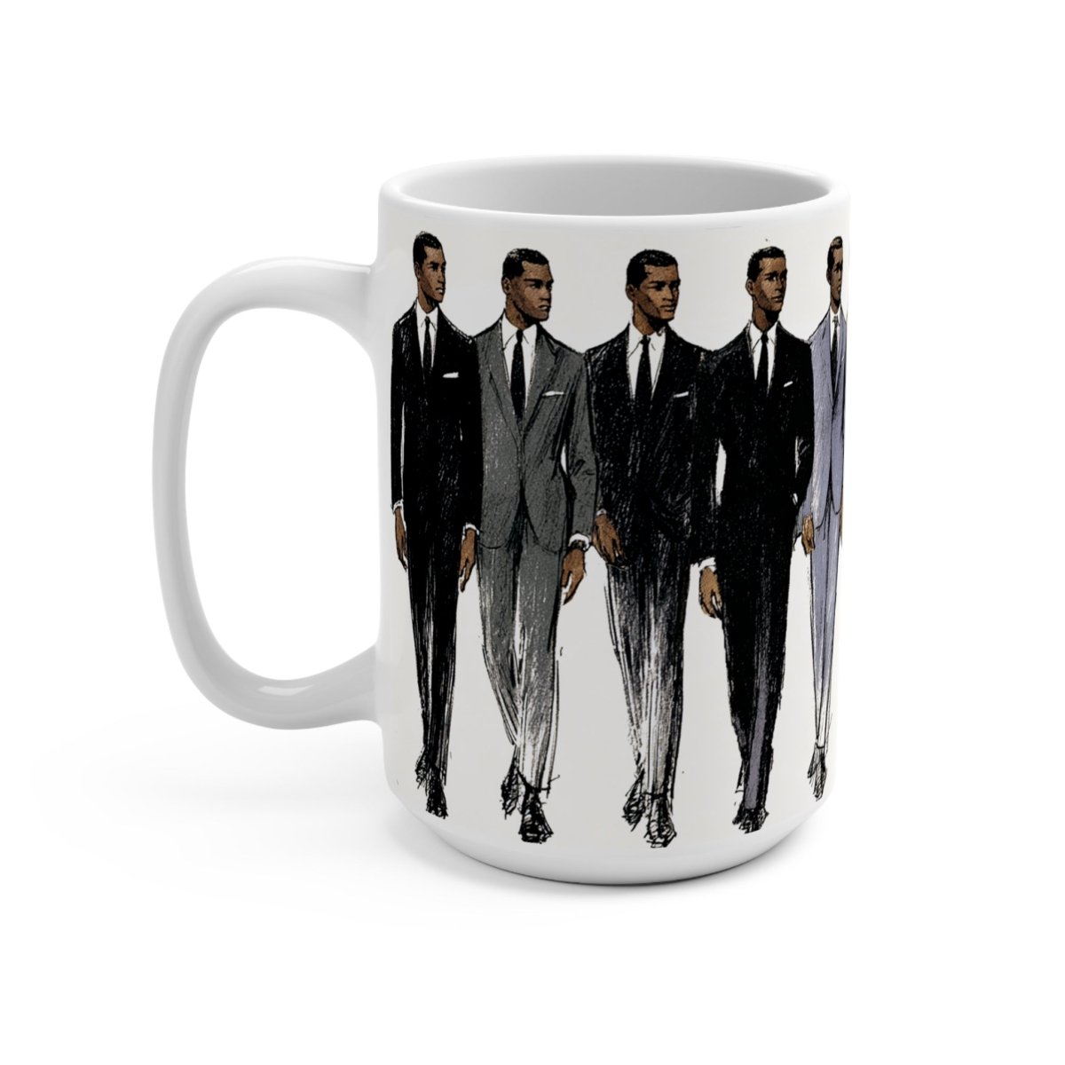 Classic Menswear Mug - Afrocentric Art by The Trini Gee