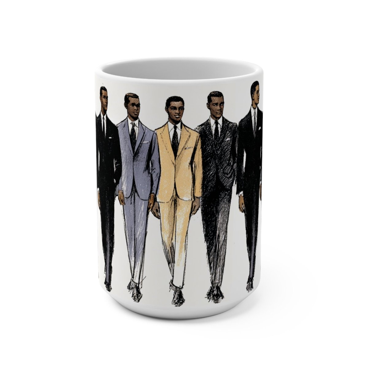 Classic Menswear Mug - Afrocentric Art by The Trini Gee