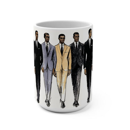 Classic Menswear Mug - Afrocentric Art by The Trini Gee