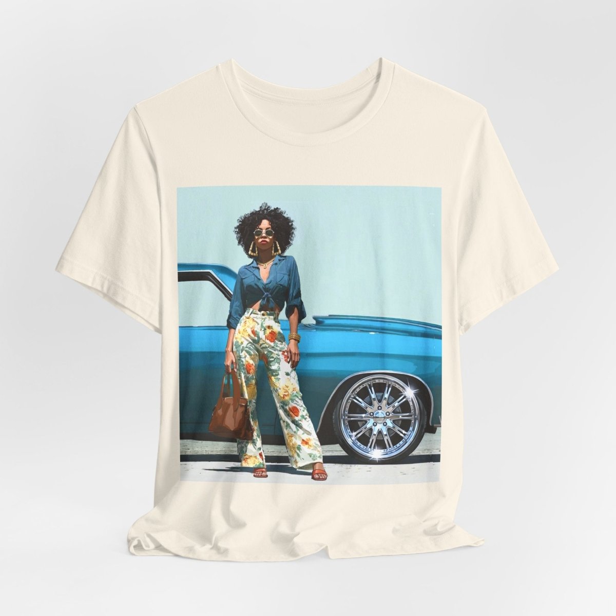 Classic Rims T-Shirt - Afrocentric Art by The Trini Gee