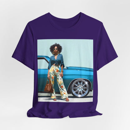 Classic Rims T-Shirt - Afrocentric Art by The Trini Gee