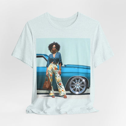 Classic Rims T-Shirt - Afrocentric Art by The Trini Gee