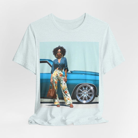 Classic Rims T-Shirt - Afrocentric Art by The Trini Gee