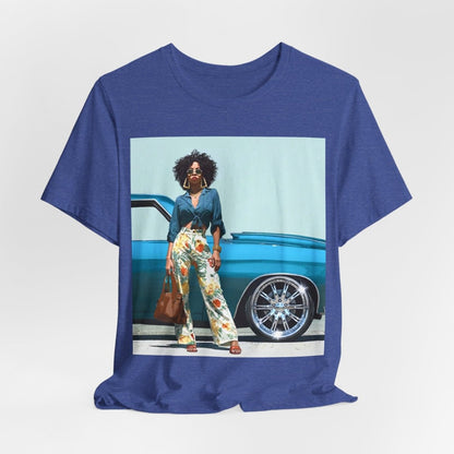 Classic Rims T-Shirt - Afrocentric Art by The Trini Gee