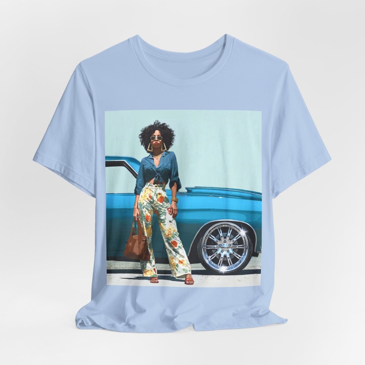 Classic Rims T-Shirt - Afrocentric Art by The Trini Gee