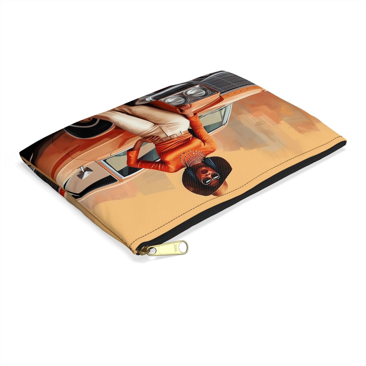 Classic Woman Accessory Pouch - Afrocentric Art by The Trini Gee