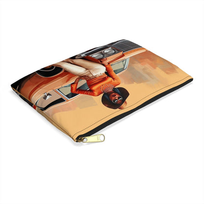 Classic Woman Accessory Pouch - Afrocentric Art by The Trini Gee