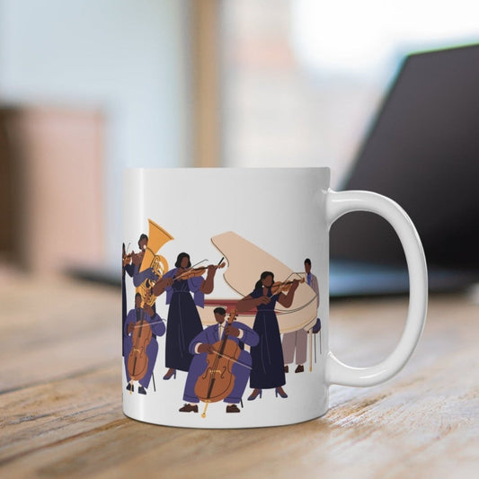 Classical Musicians Mug - Afrocentric Art by The Trini Gee