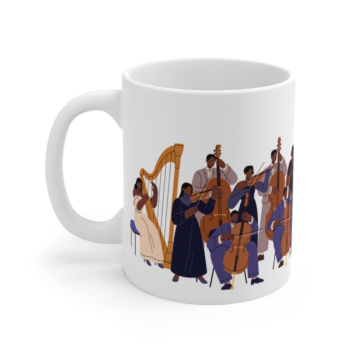 Classical Musicians Mug - Afrocentric Art by The Trini Gee