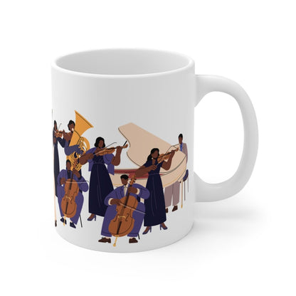Classical Musicians Mug - Afrocentric Art by The Trini Gee