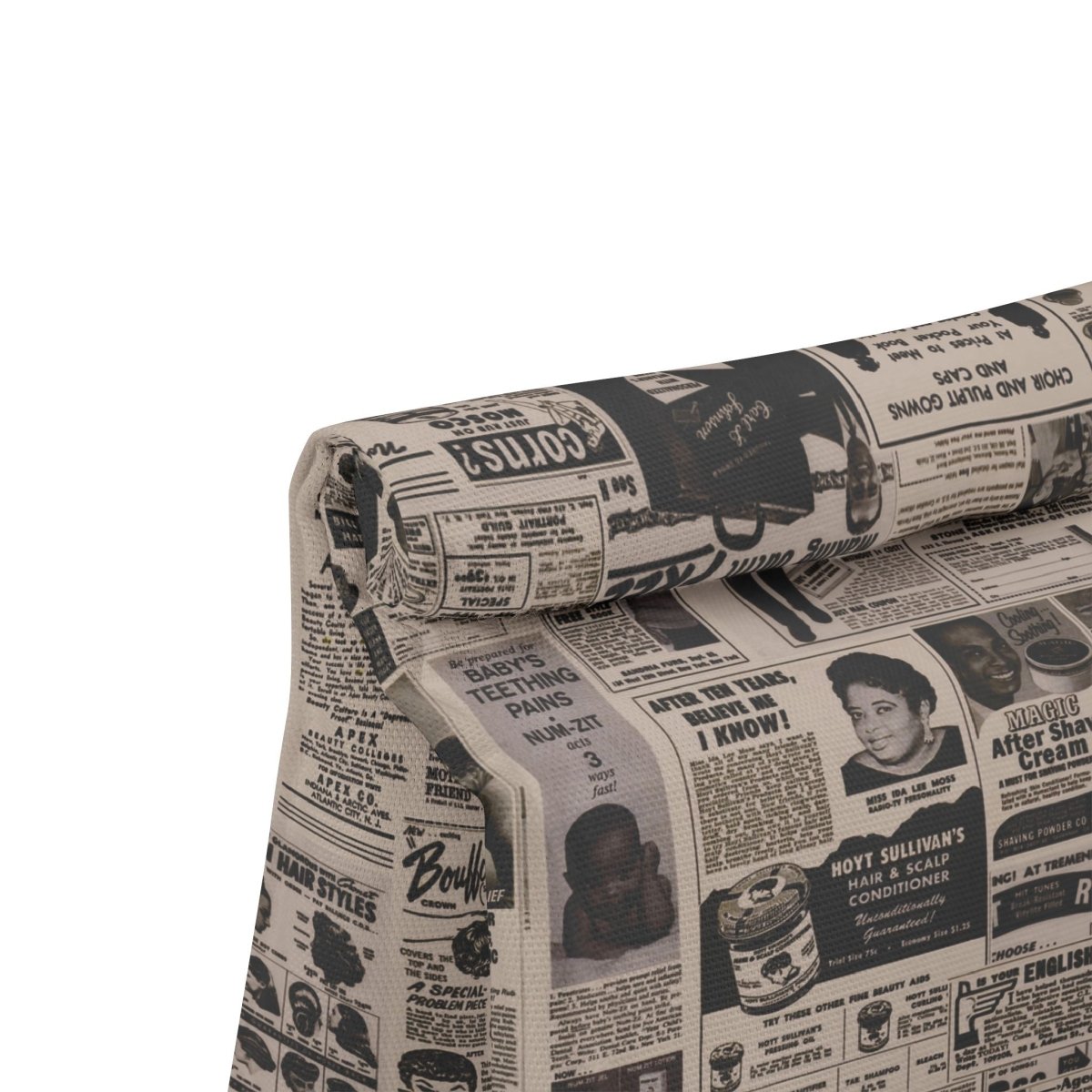 Classified Ads Lunch Bag - Afrocentric Art by The Trini Gee