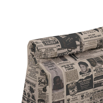 Classified Ads Lunch Bag - Afrocentric Art by The Trini Gee