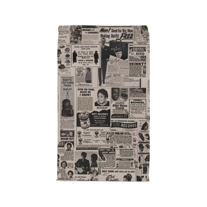 Classified Ads Lunch Bag - Afrocentric Art by The Trini Gee