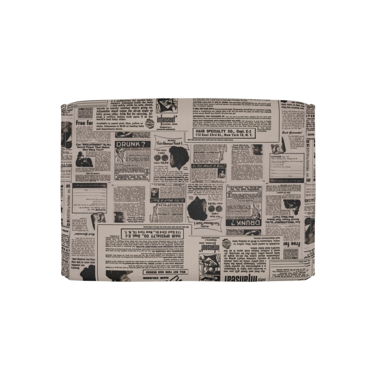 Classified Ads Lunch Bag - Afrocentric Art by The Trini Gee