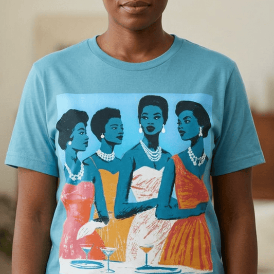 Cocktail Women Shirt - Afrocentric Art by The Trini Gee