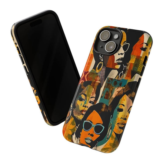 Collage Beauties Phone Case - Afrocentric Art by The Trini Gee