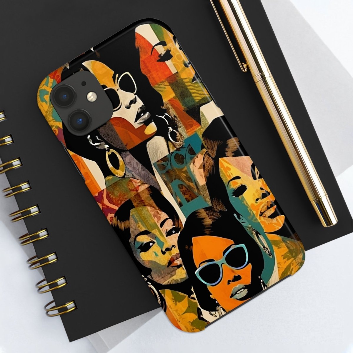 Collage Beauties Phone Case - Afrocentric Art by The Trini Gee