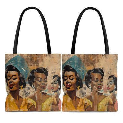 Collage Beauty Tote Bag - Afrocentric Art by The Trini Gee