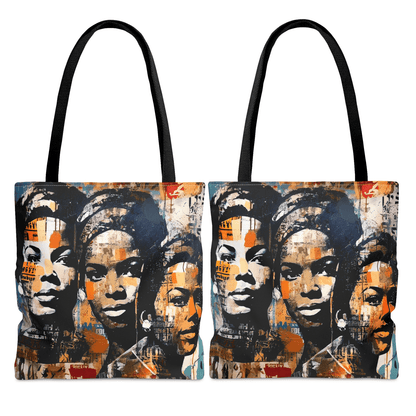 Collage Women Tote Bag - Afrocentric Art by The Trini Gee