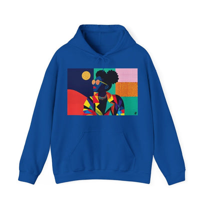 Colorful Afro Puffs Hoodie - Afrocentric Art by The Trini Gee