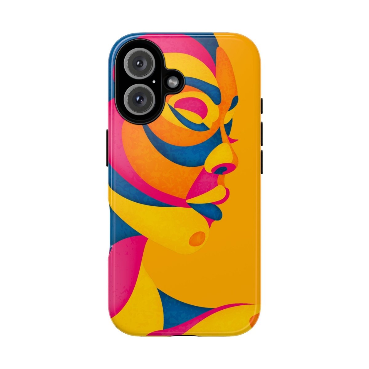Colorful Face Phone Case - Afrocentric Art by The Trini Gee