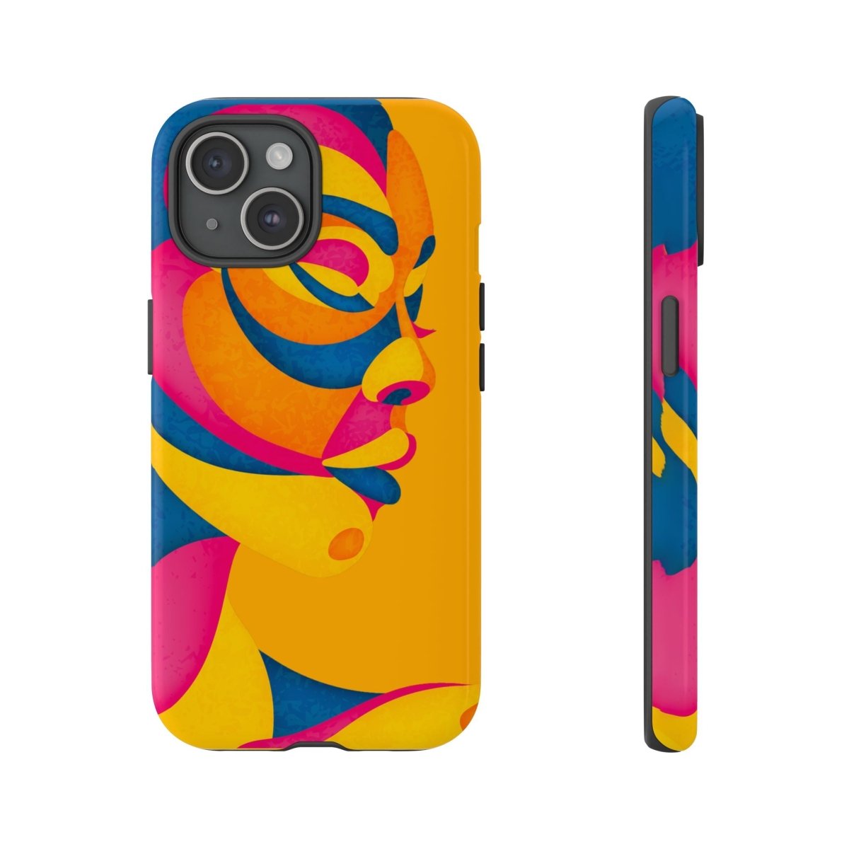 Colorful Face Phone Case - Afrocentric Art by The Trini Gee