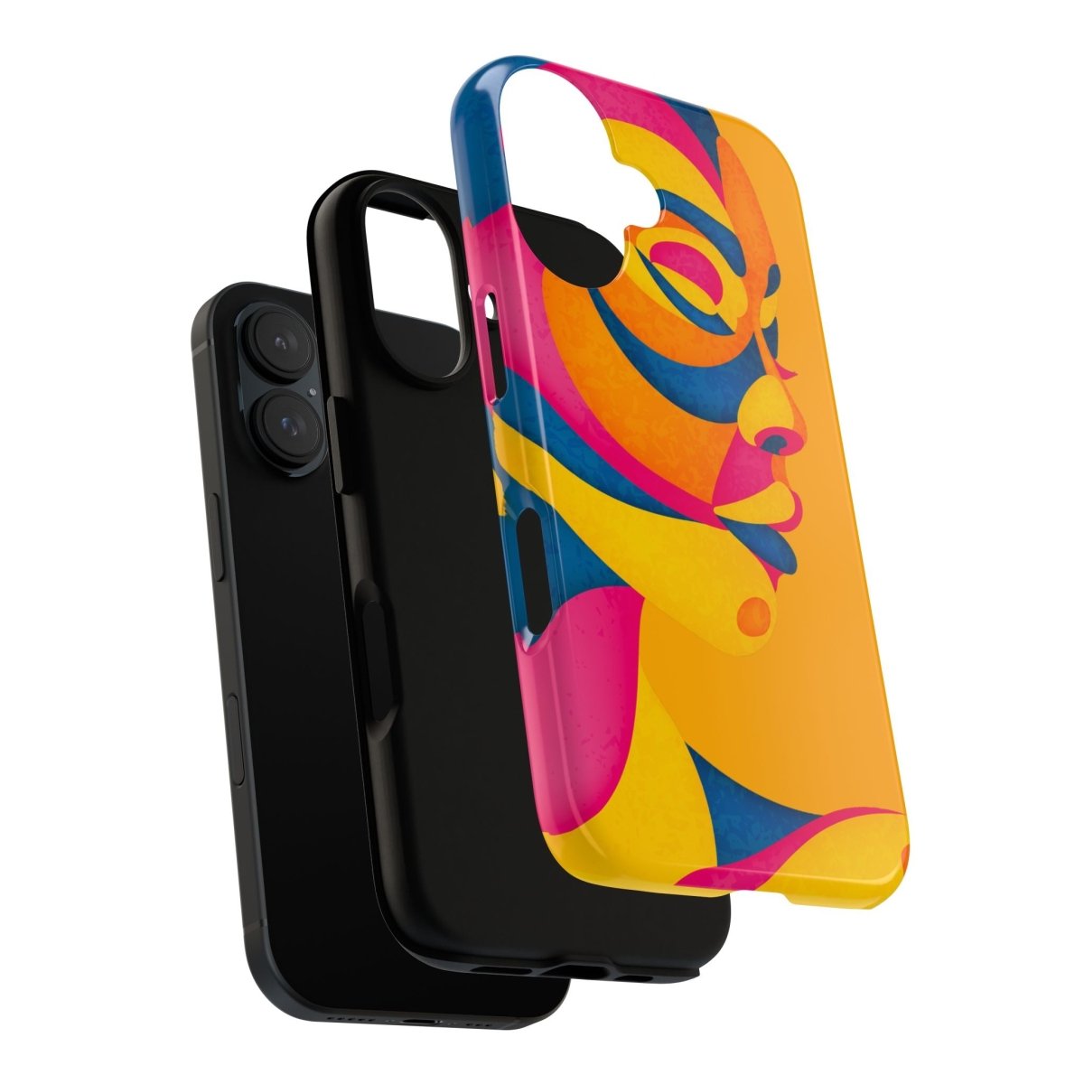 Colorful Face Phone Case - Afrocentric Art by The Trini Gee