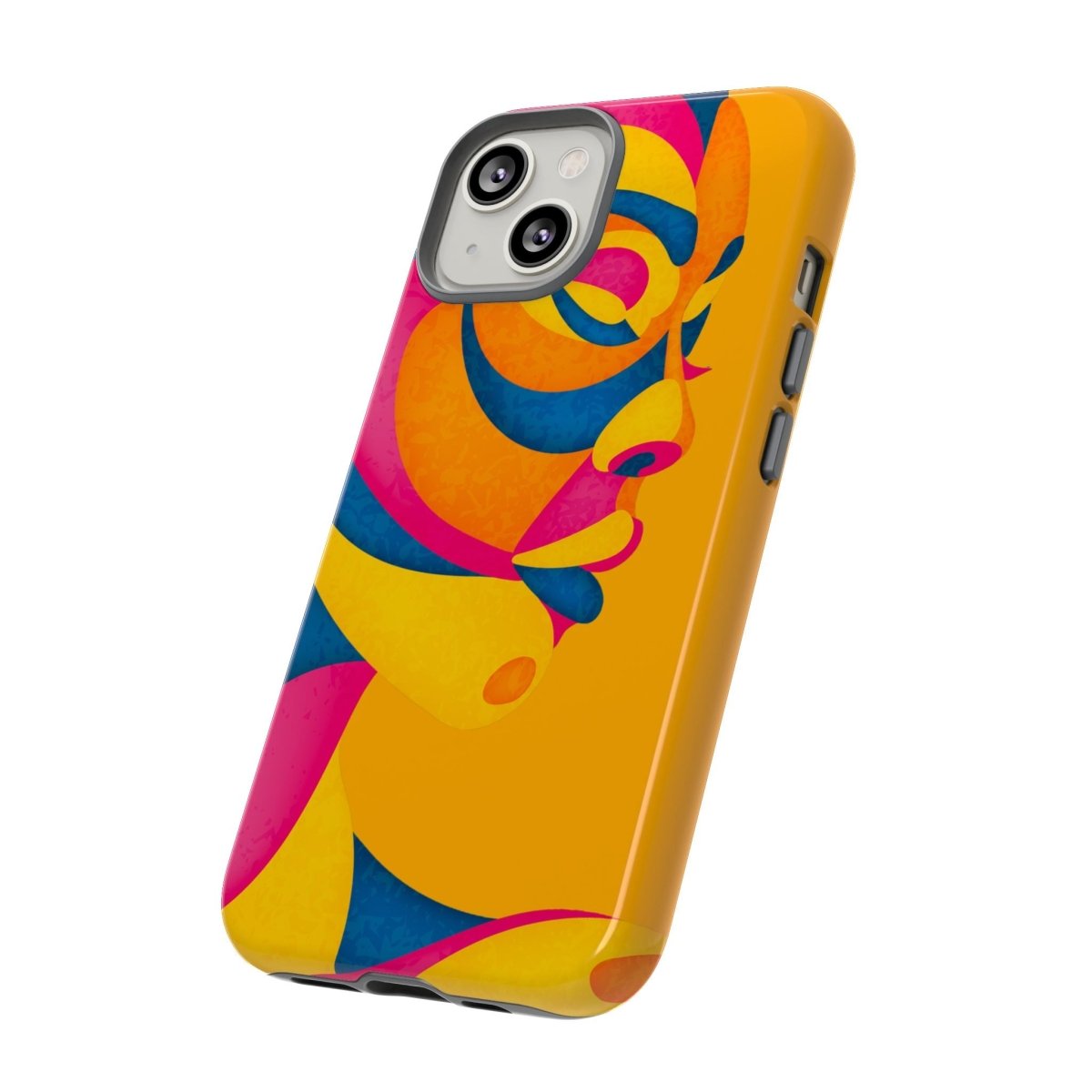 Colorful Face Phone Case - Afrocentric Art by The Trini Gee