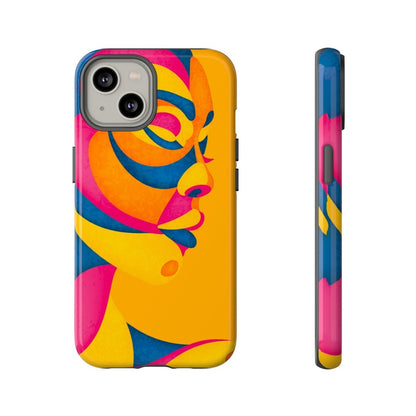 Colorful Face Phone Case - Afrocentric Art by The Trini Gee