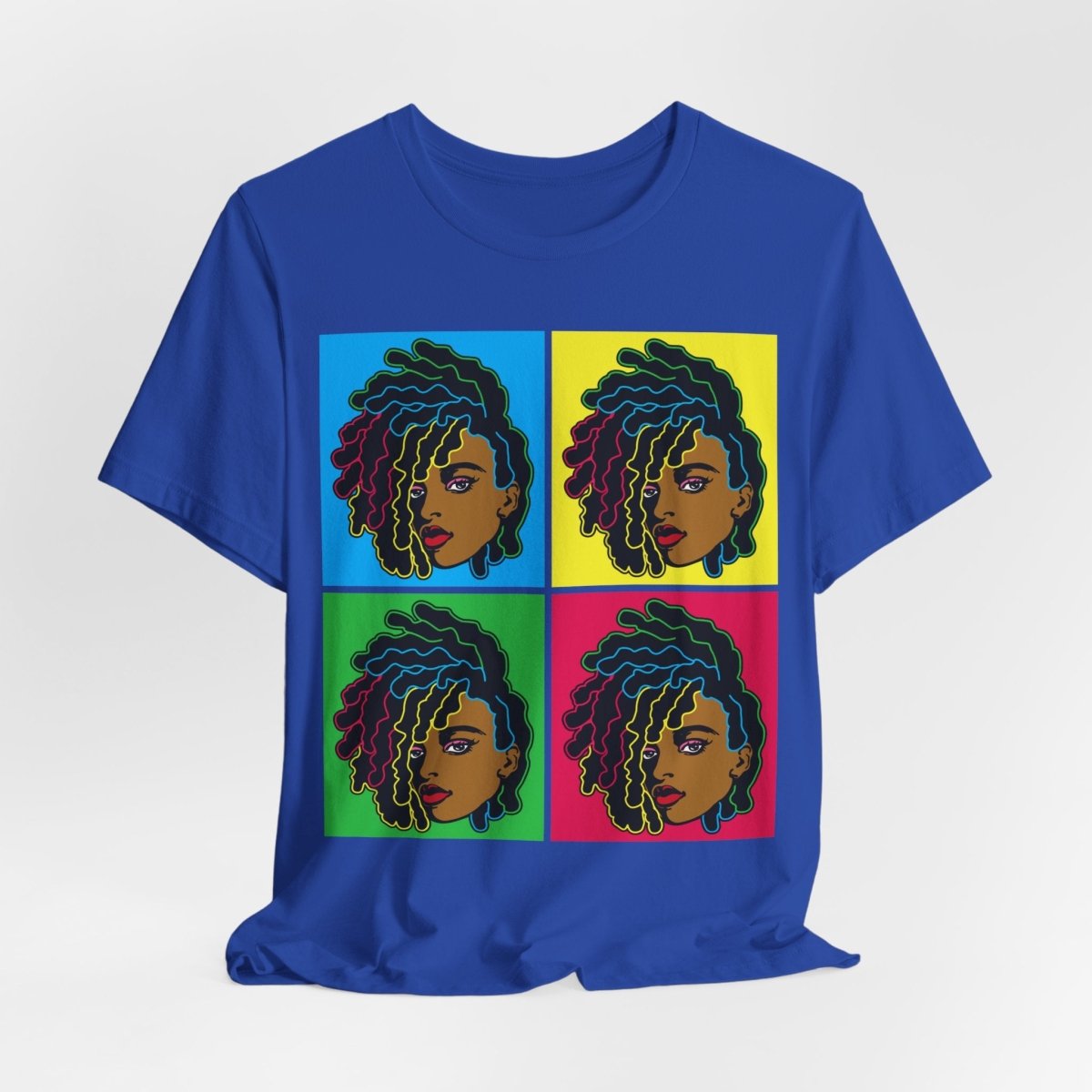 Colorful Locs Shirt - Afrocentric Art by The Trini Gee
