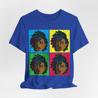 Colorful Locs Shirt - Afrocentric Art by The Trini Gee