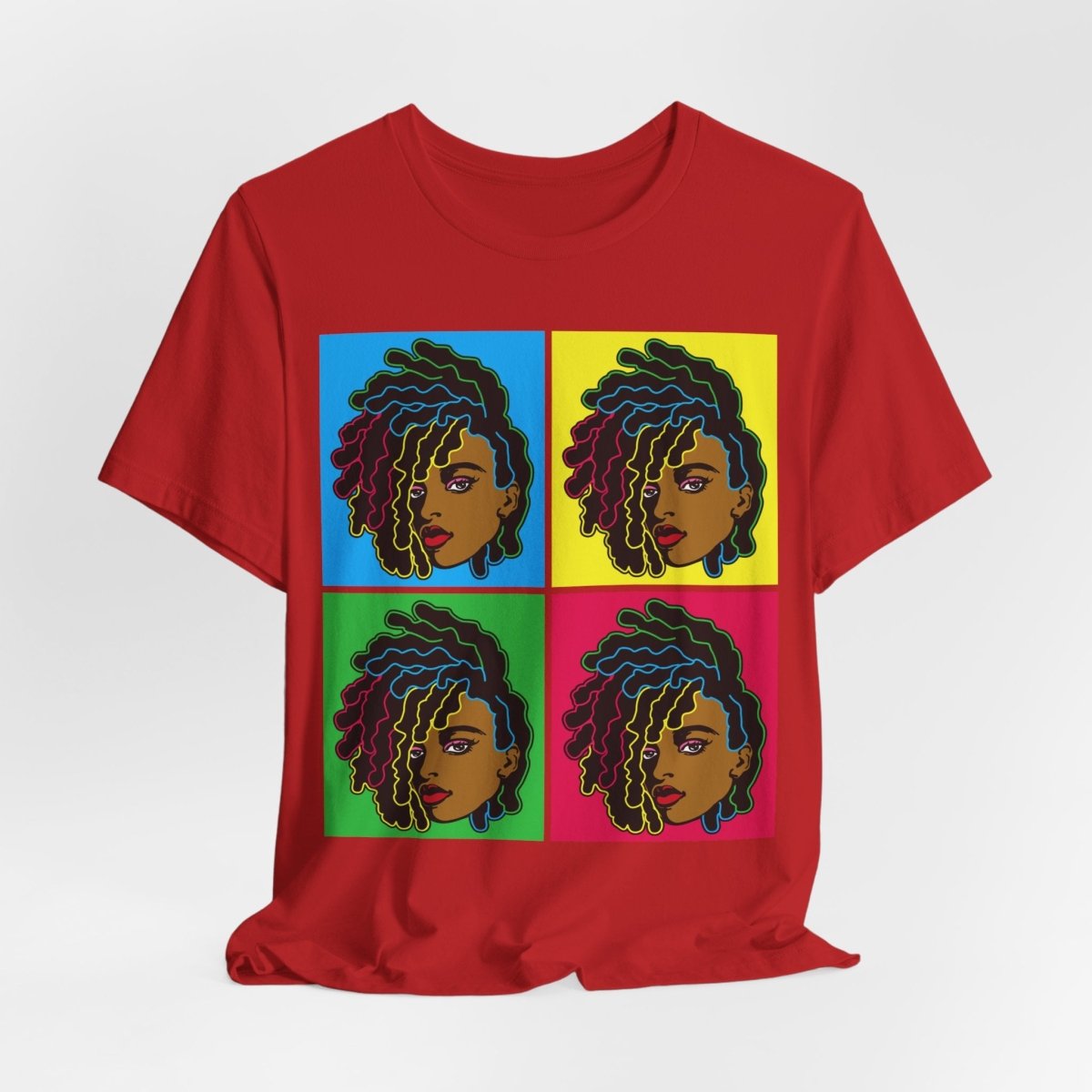 Colorful Locs Shirt - Afrocentric Art by The Trini Gee