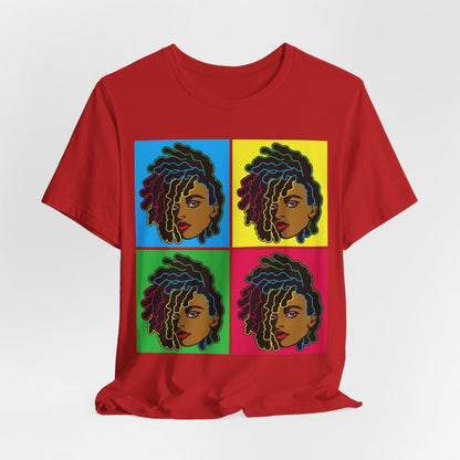 Colorful Locs Shirt - Afrocentric Art by The Trini Gee