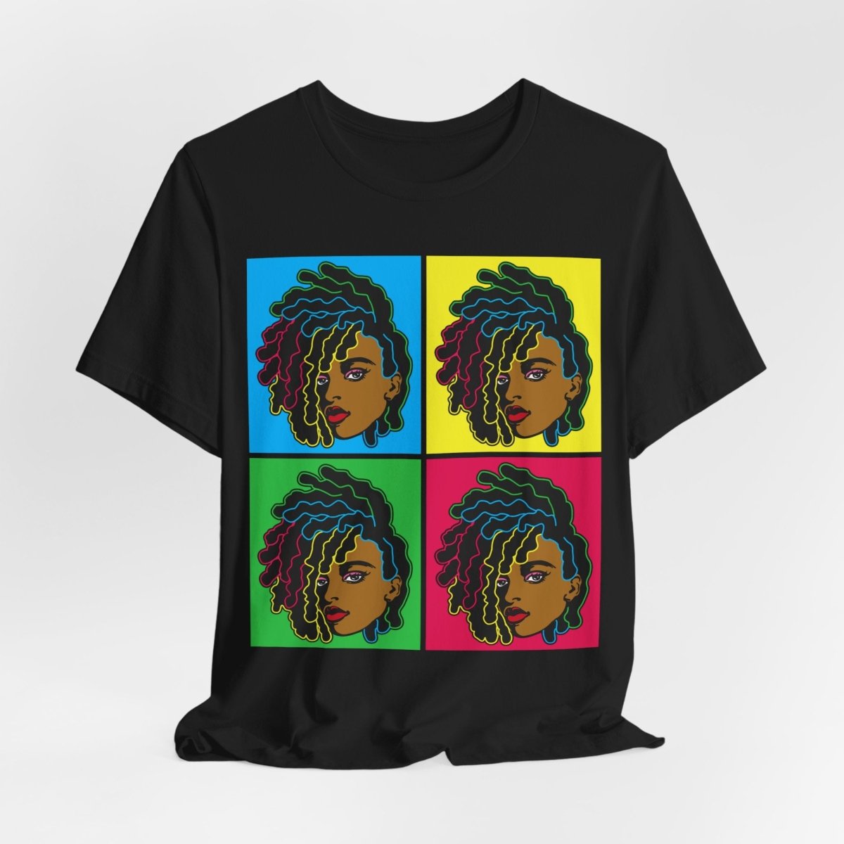 Colorful Locs Shirt - Afrocentric Art by The Trini Gee