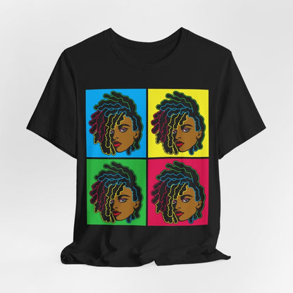 Colorful Locs Shirt - Afrocentric Art by The Trini Gee