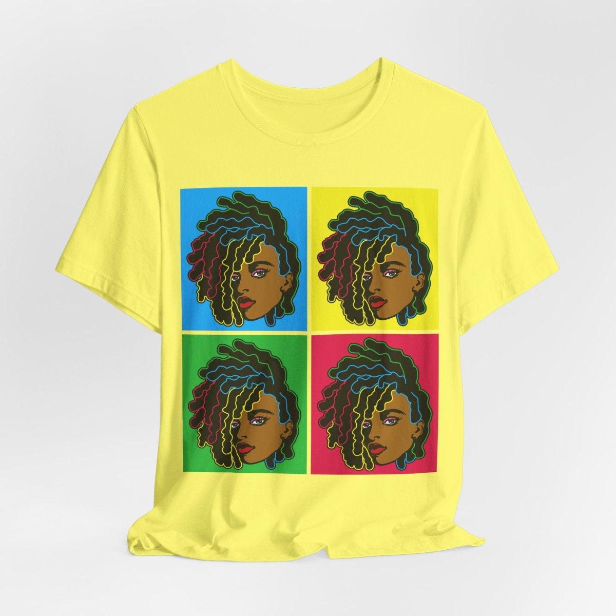 Colorful Locs Shirt - Afrocentric Art by The Trini Gee