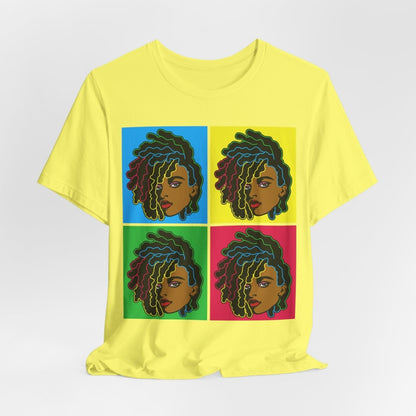 Colorful Locs Shirt - Afrocentric Art by The Trini Gee
