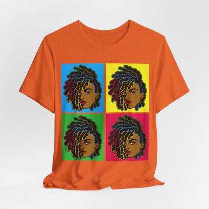Colorful Locs Shirt - Afrocentric Art by The Trini Gee