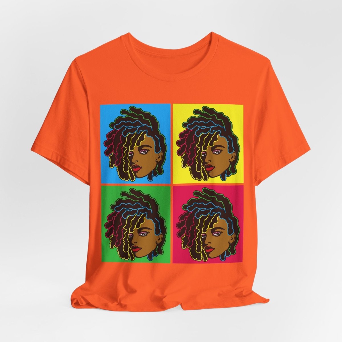 Colorful Locs Shirt - Afrocentric Art by The Trini Gee
