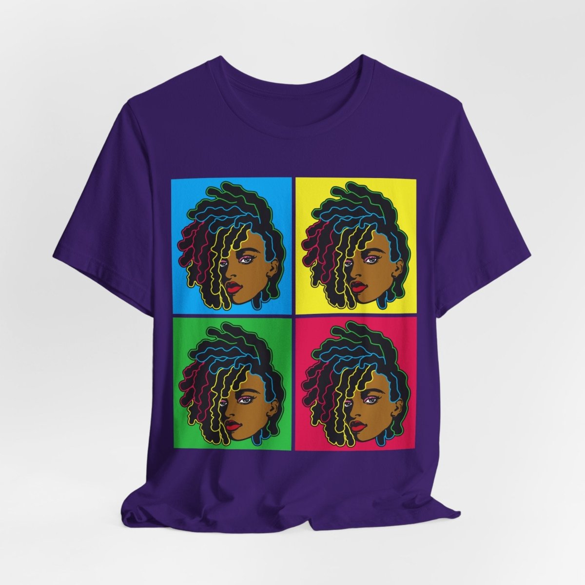 Colorful Locs Shirt - Afrocentric Art by The Trini Gee
