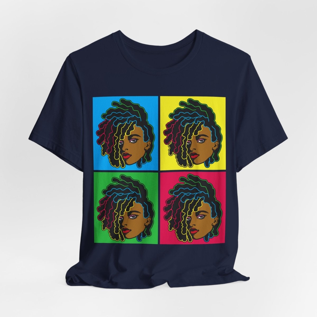 Colorful Locs Shirt - Afrocentric Art by The Trini Gee