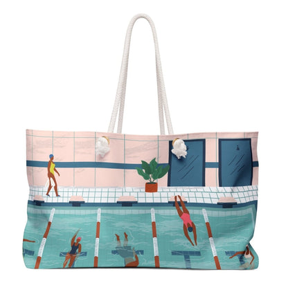 Community Pool Weekender Bag - Afrocentric Art by The Trini Gee