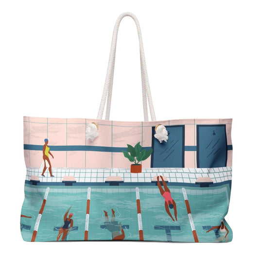 Community Pool Weekender Bag - Afrocentric Art by The Trini Gee