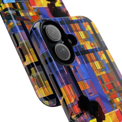 Computer Girl Phone Case - Afrocentric Art by The Trini Gee